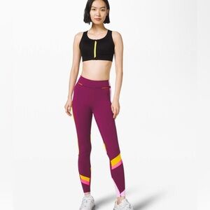LULULEMON X ROKSANDA Break New Ground Tight Honeycomb / Candy Pink Size 4